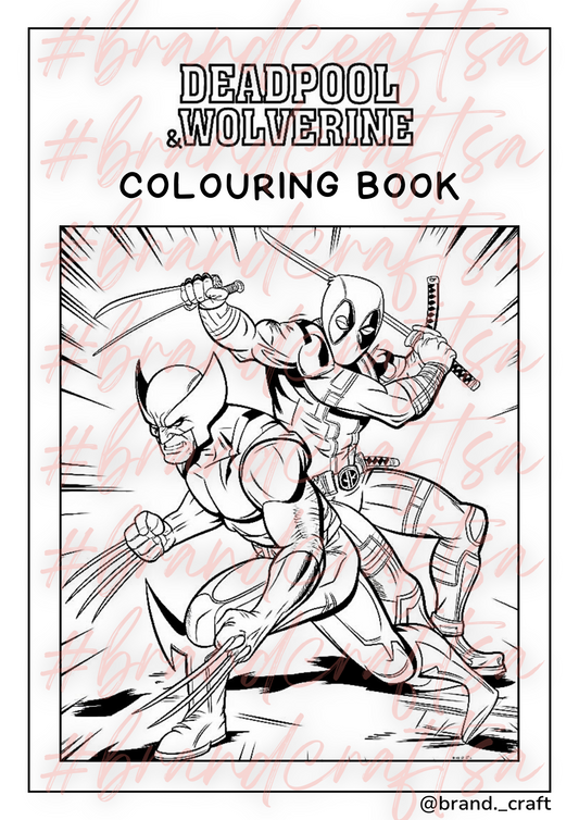 Deadpool & Wolverine Digital Coloring Book!