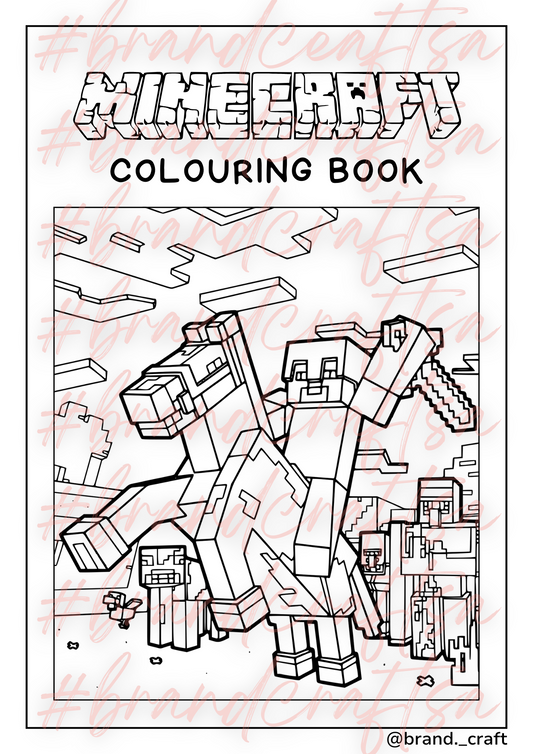 Minecraft Digital Coloring Book!