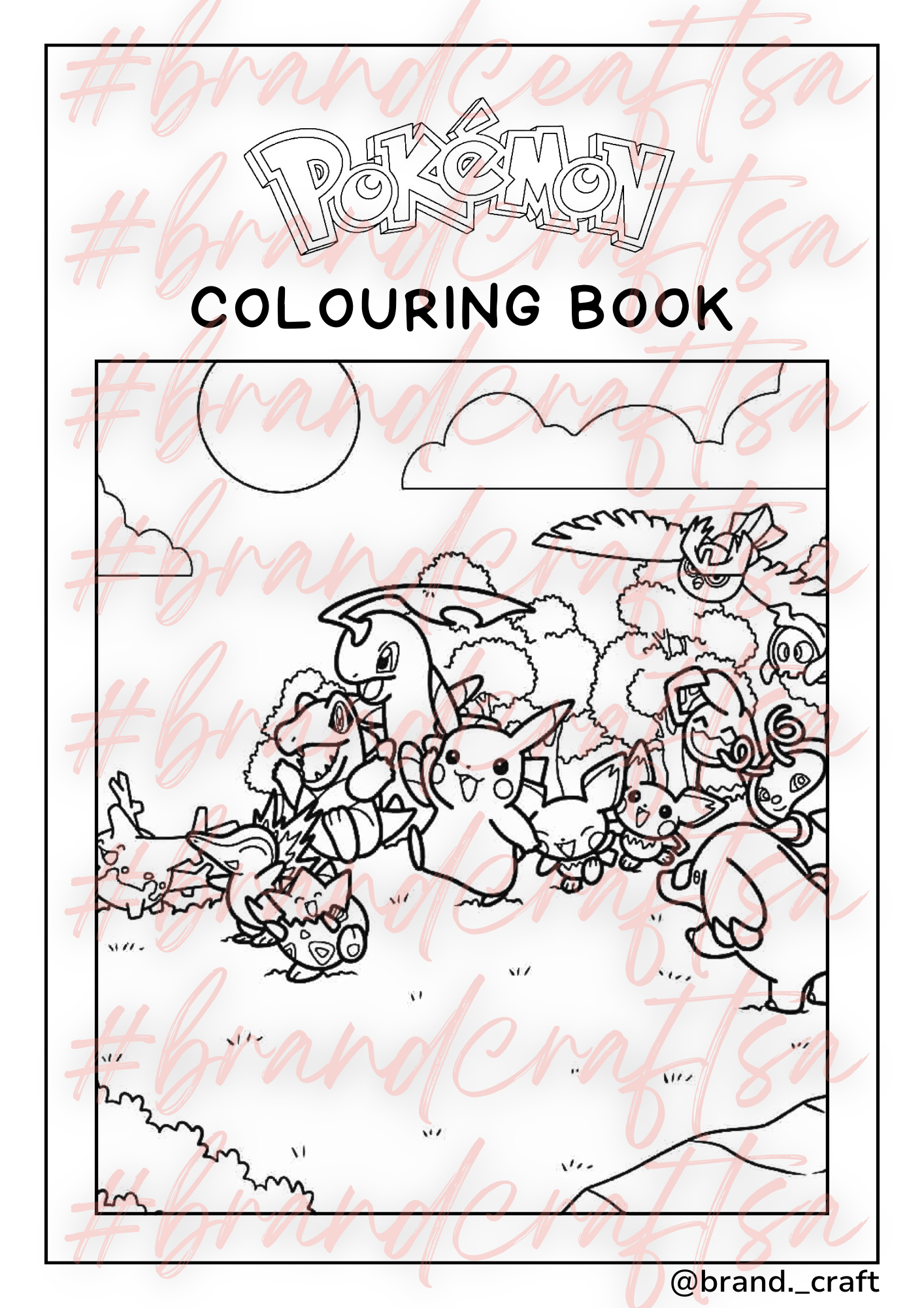 Pokémon Digital Coloring Book!