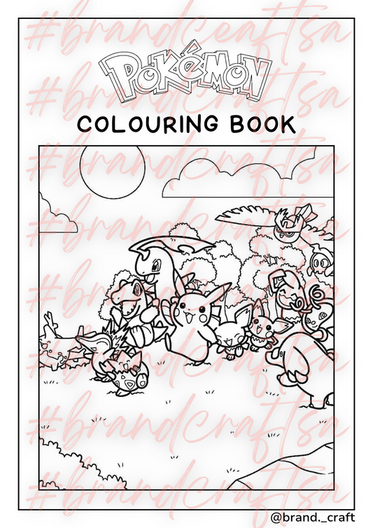 Pokémon Digital Coloring Book!