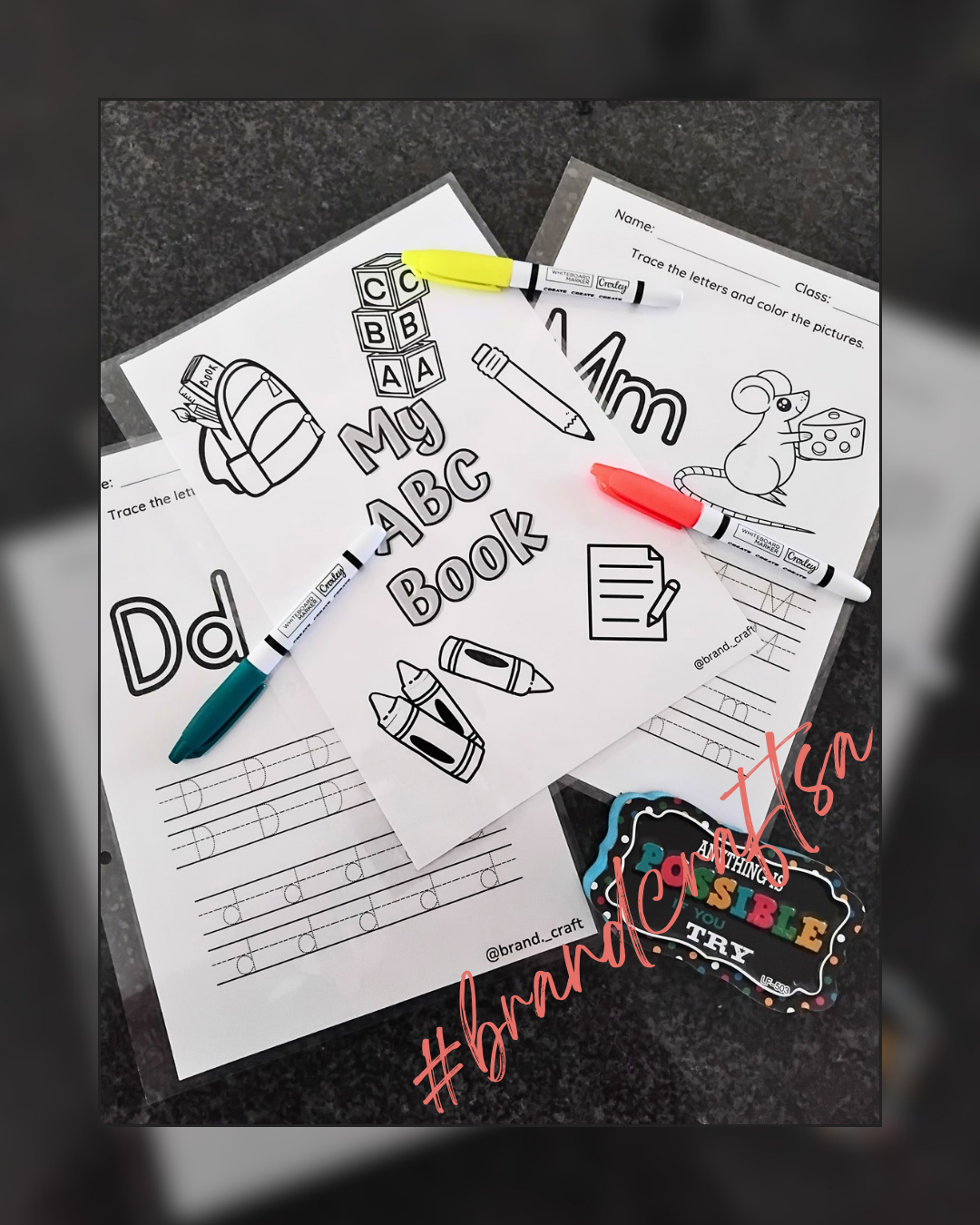 My ABC Book! - Reusable!