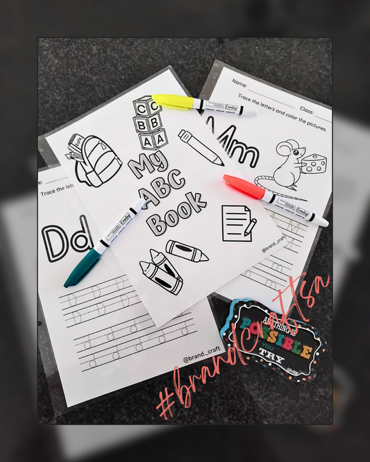 My ABC Book! - Reusable!