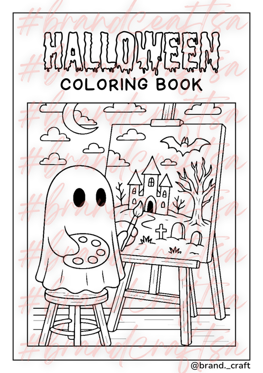 Halloween Digital Coloring Book!