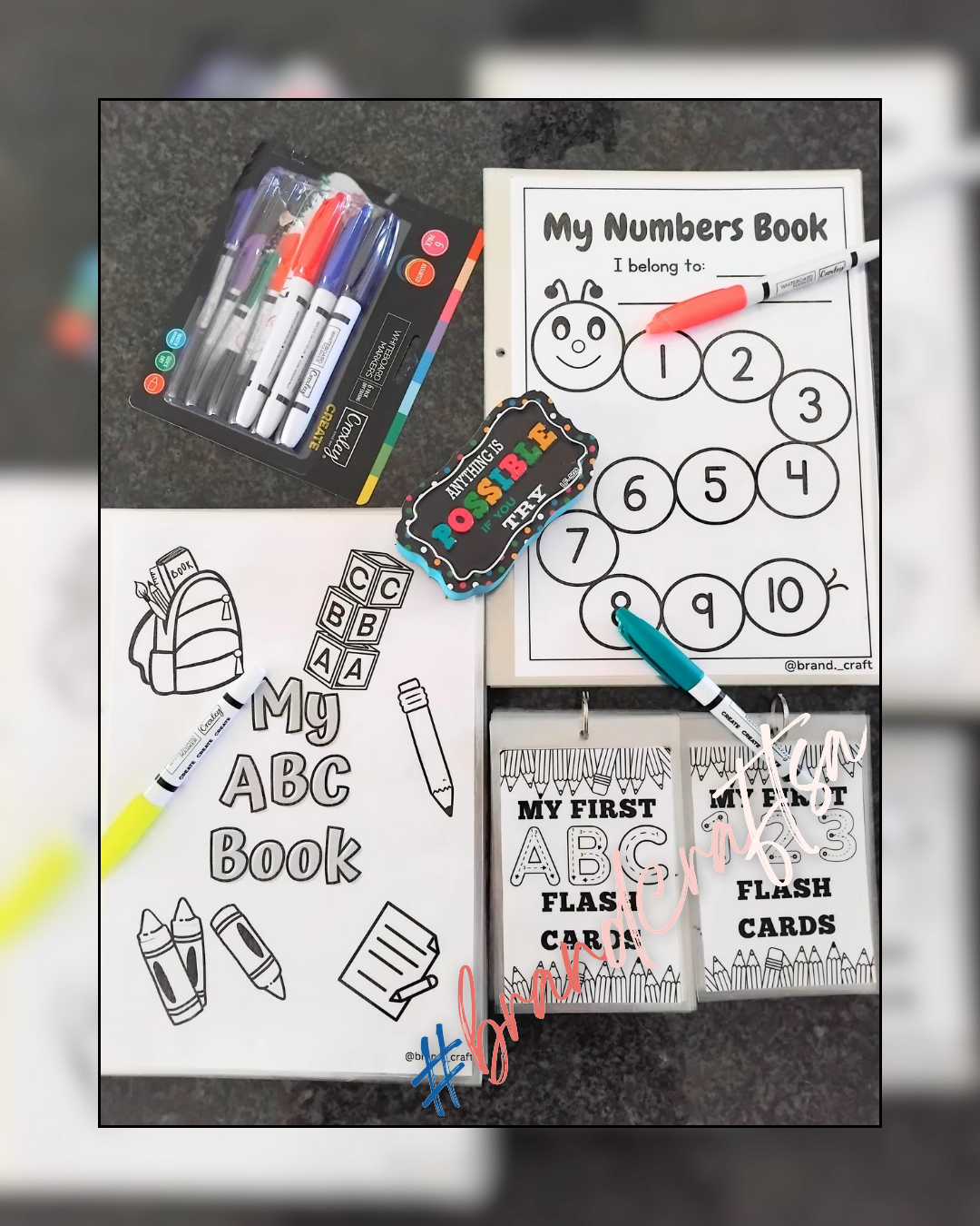 ✨ Early Learning Bundle ~ (Includes FREE Markers!) ✨